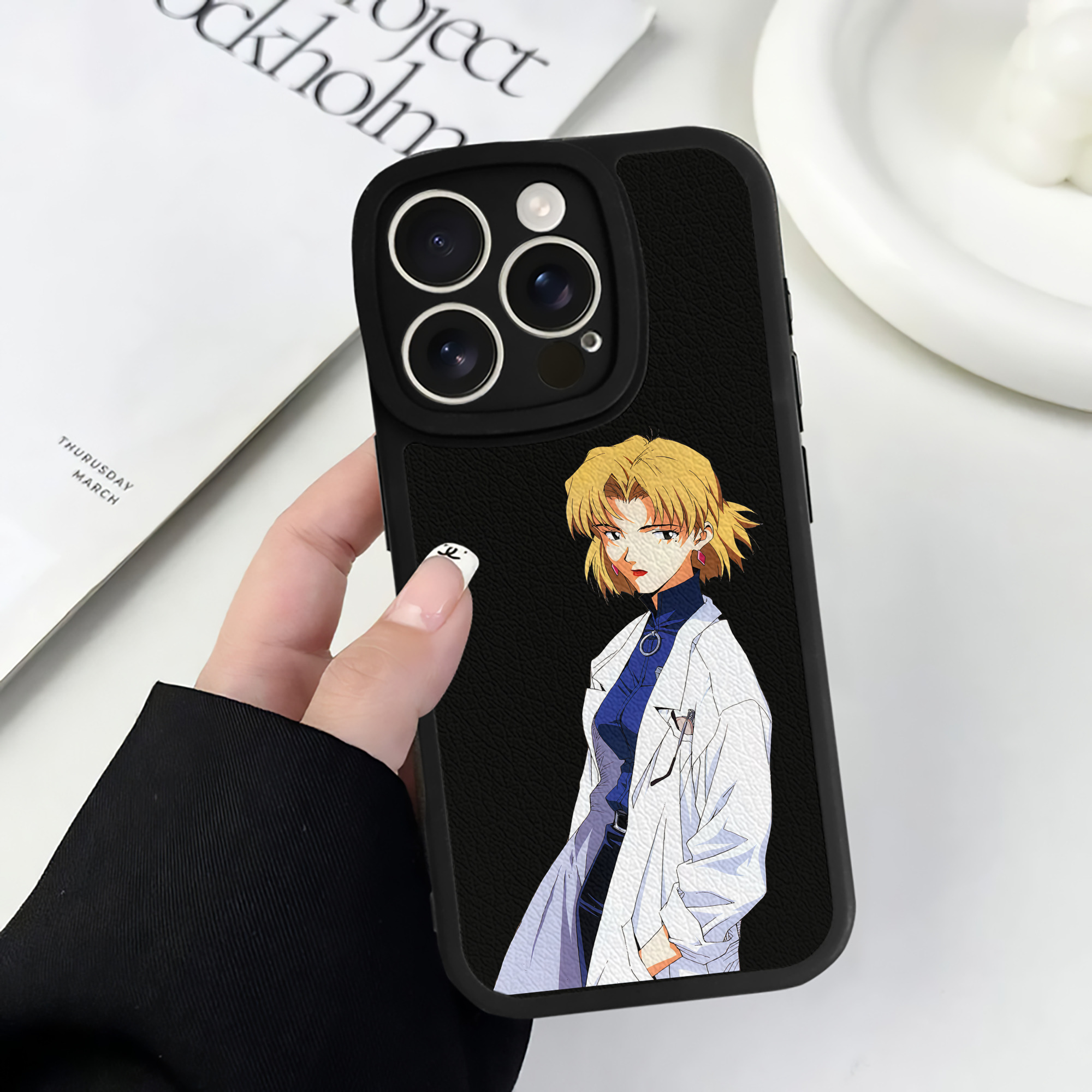 （画像用） EVA 新世紀エヴァンゲリオン 【iPhone 16シリーズ対応】シリコンスマホケース（レザー調） 材質：シリコン